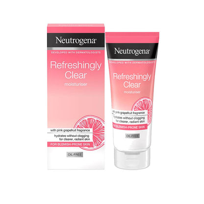 Neutrogena Refreshingly Clear Pink Grapefruit Oil-Free Moisturiser, 50ml