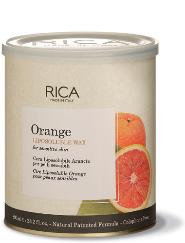 RICA Orange Sensitive Skin Liposoluble Wax-800ML
