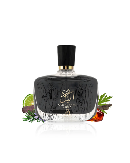 Arabiyat Oud Al Layl Aswad Eau de Parfum 100ml for Men Intense Woody & Oriental Fragrance