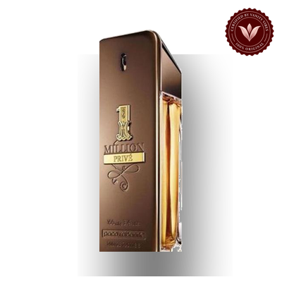 Paco Rabanne 1 Million Privé EDP 100ml Men's Perfume | Pakistan — bottle-only crop, Vanity Vibes badge and soft shadow