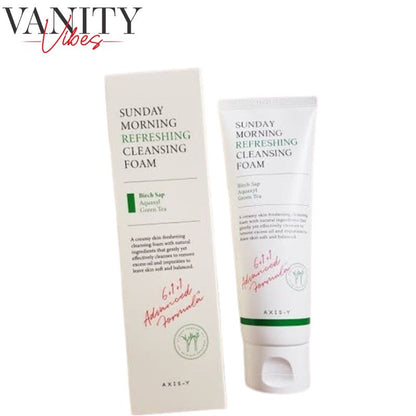 AXIS-Y Sunday Morning Refreshing Cleansing Foam 120 ml Gentle Deep Cleansing & Morning Refresh (K Beauty)