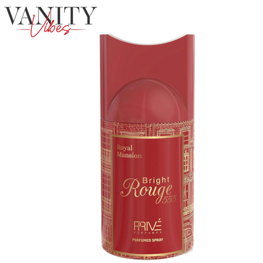 Bright Rouge by Prive 555 Perfumed Spray for Women 250ml