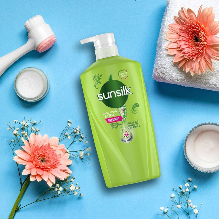 Sunsilk Lively Clean & Fresh Shampoo 625ml