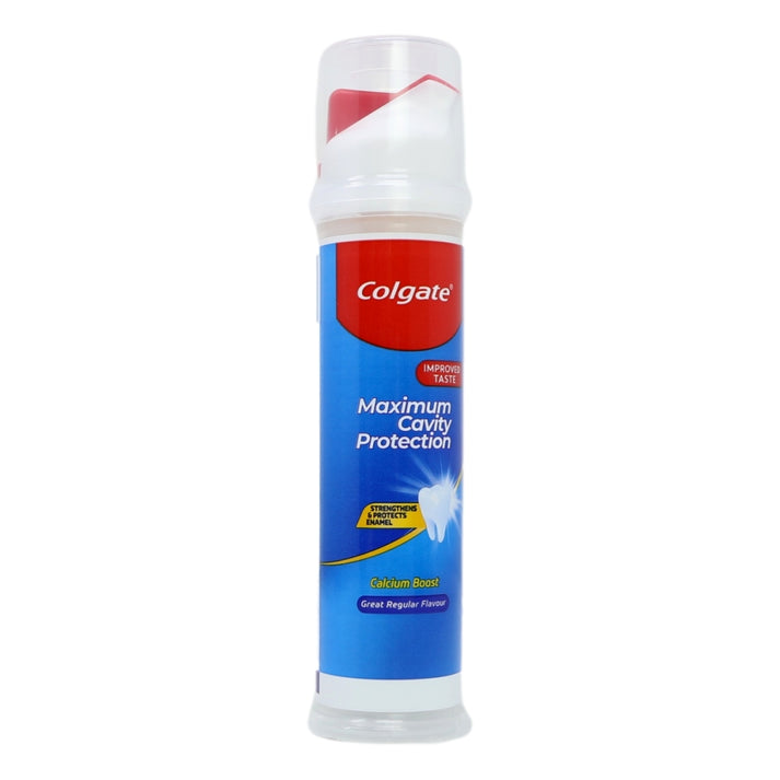 Colgate Maximum Cavity Protection Toothpaste Pump 100ml Strong Enamel Care & Fresh Breath