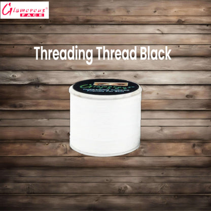 Glamorous Face Threading Thread Black