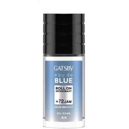 Gatsby Eau de Blue Roll-On Deodorant 50ml – 72H Odor Protection Air Code