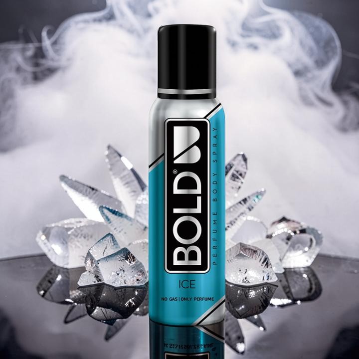 Bold Ice Perfume Body Spray 120ml For Men & Women – Long Lasting Cool Fresh Fragrance Deodorant Spray, Refreshing Body Mist, 