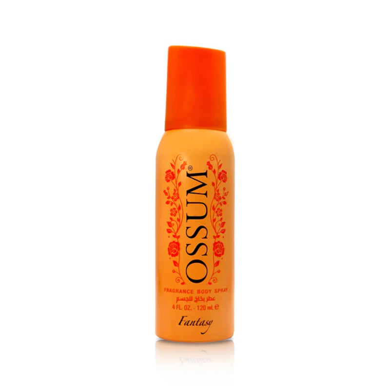 Ossum Fantasy Fragrance Body Spray for Women 120ml - Long Lasting Sweet Floral Deodorant Body Mist Perfume Spray for Daily Us