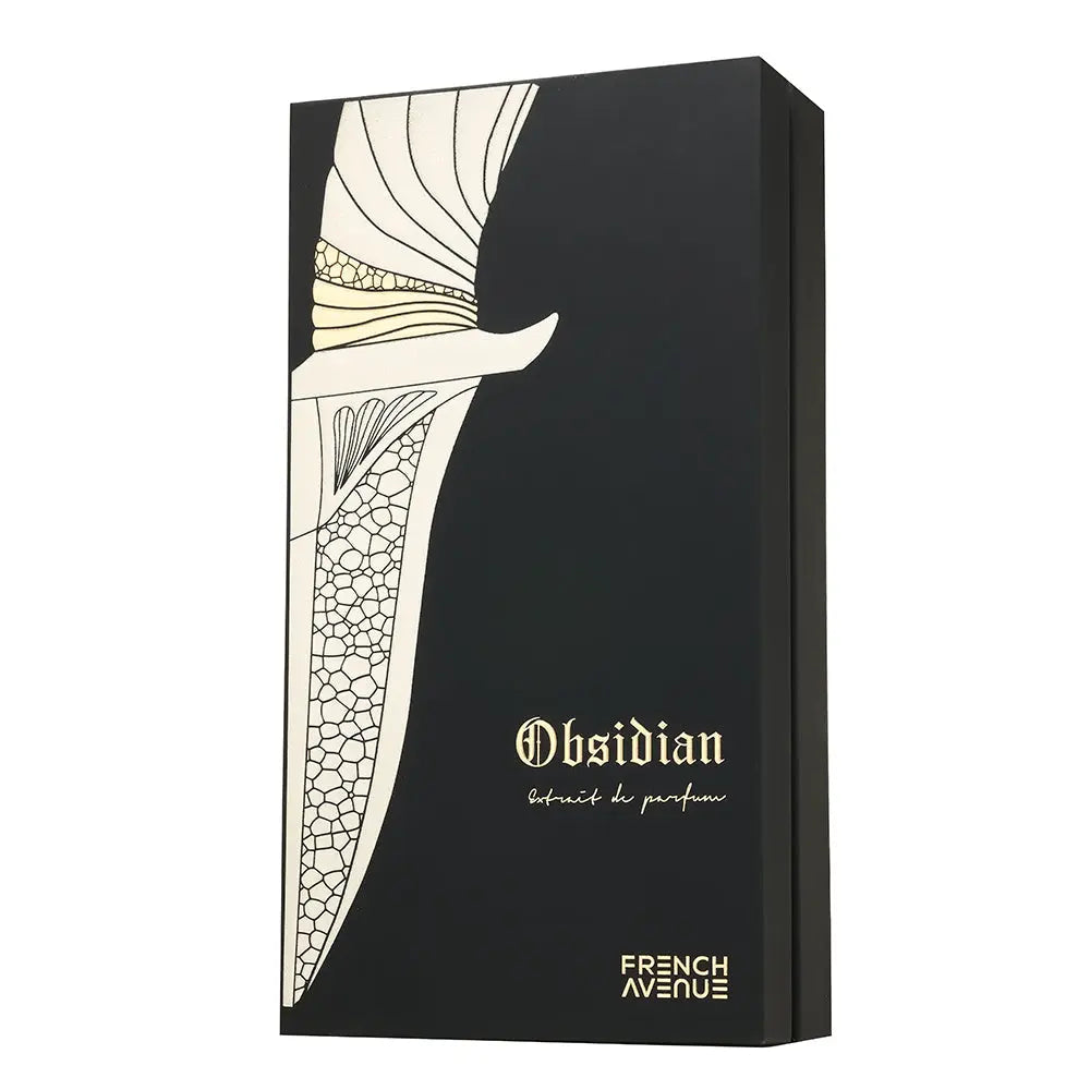 French Avenue Obsidian Extrait De Parfum 100ml – Long Lasting Original Rich Oriental Unisex Fragrance for Men & Women