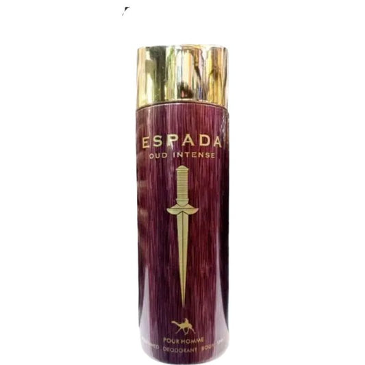 Espada Oud Intense Pour Homme Deodorant Body Spray 200ml Long-Lasting Fresh & Oud‑Infused Masculine Fragrance