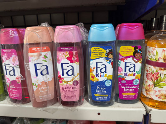 Fa Kids Join Us in a Pirate Fantasy Ocean Scent 2-in-1 Shower Gel & Shampoo 250ml - Gentle to Skin, 95% Naturally Derived Ing