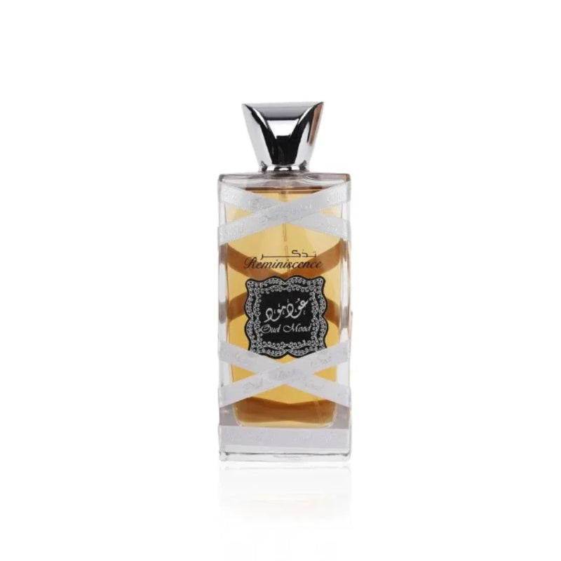 Lattafa Oud Mood Silver Reminiscence Eau De Parfum 100ml – Long Lasting Rich Oud Masculine Fragrance for Men