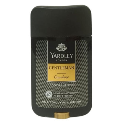Yardley London Gentleman Grandiose Deodorant Stick 50g - Long Lasting Fresh Masculine Fragrance Antiperspirant for Men