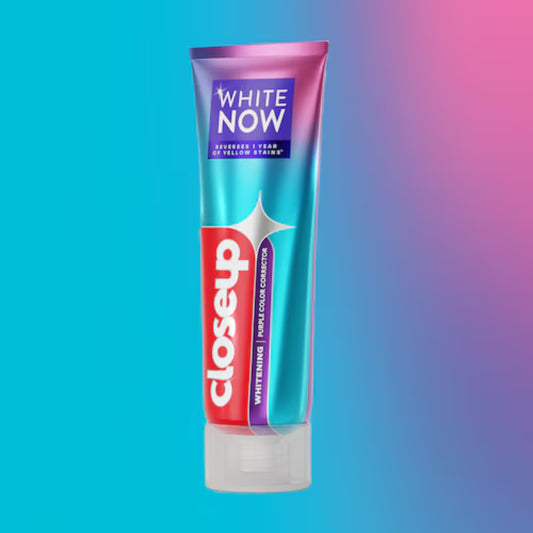 Colgate Closeup Whitening Purple Toothpaste 95g Stain Correction & Instant White Formula