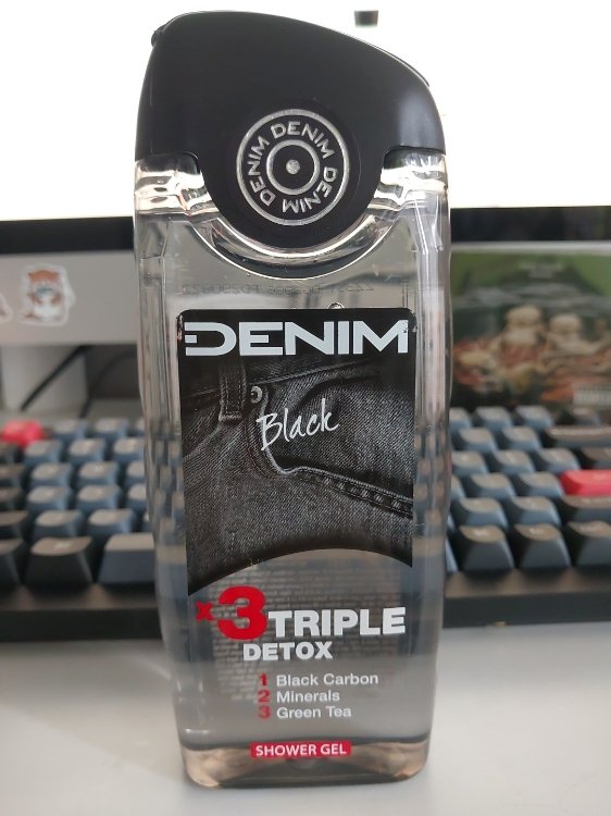 Denim Black X3 Triple Detox Shower Gel 250ml