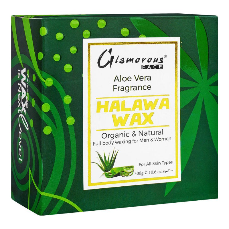 Glamorous Face Halawa Wax 300 GM (AloeVera)