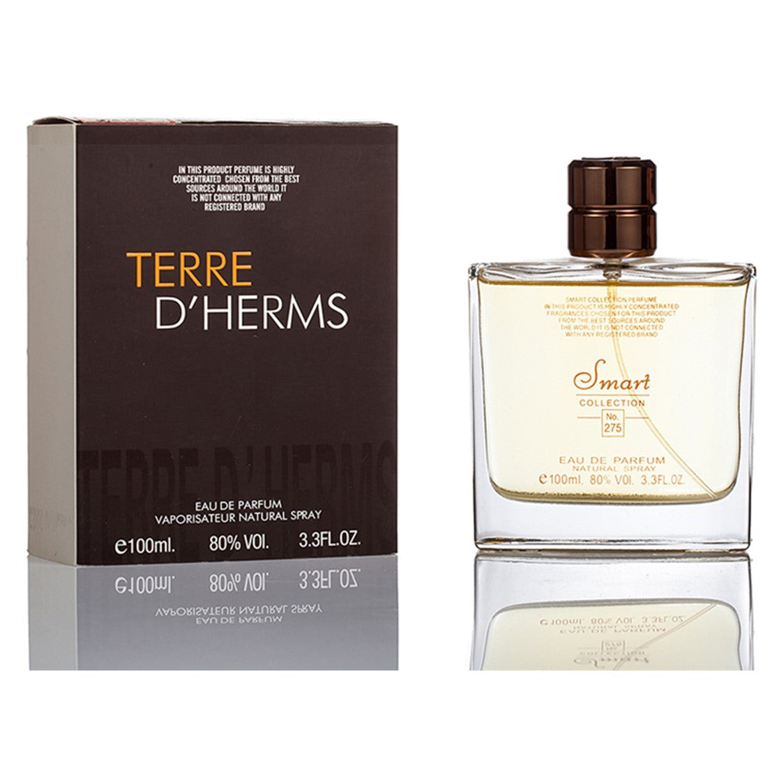 Smart Collection Terre D’Hermes Eau de Parfum 100ml - Long Lasting Woody Citrus Masculine Fragrance Spray for Men