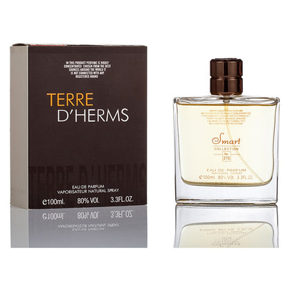 Smart Collection Terre D’Hermes Eau de Parfum 100ml - Long Lasting Woody Citrus Masculine Fragrance Spray for Men