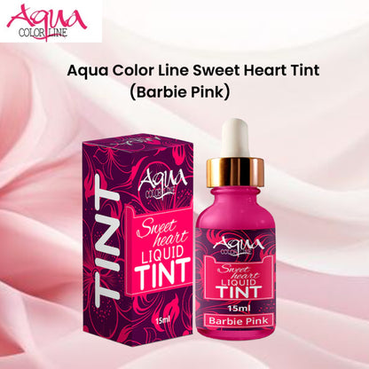 Aqua Color Line Sweet Heart Tint (Barbie Pink)