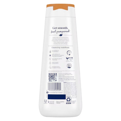 Dove, Pamper Body Wash, Shea Butter + Vanilla, 20 fl oz-591ml