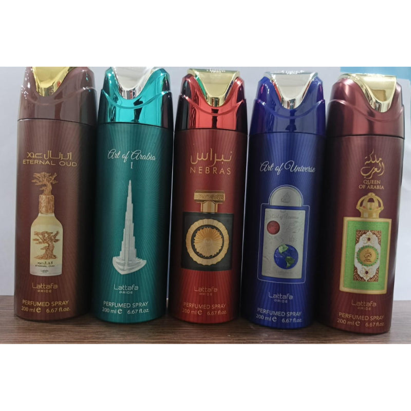 Lattafa Pride Nebras Perfumed Spray 200ml - Long Lasting Elegant Fresh Fragrance for Men & Women