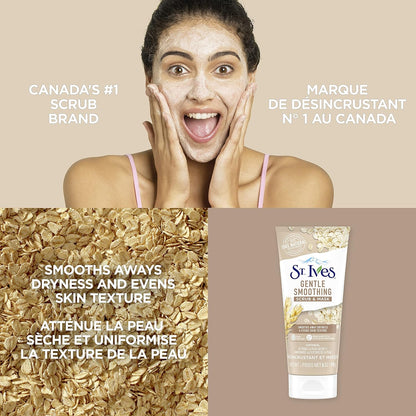 St. Ives Gentle Smoothing Oatmeal Facial Scrub & Mask 150g