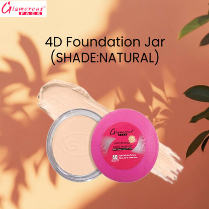 Glamorous Face 4D Foundation Jar (Shade:Natural)