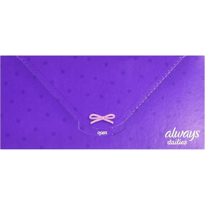 Always Daily Fresh Normal Wrapped Pantyliners 20pcs - Fresh Scent Daily Liners for Everyday Freshness, Individually Wrapped, 