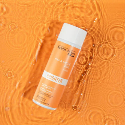 Revolution Skincare PHA & Lactic Acid Toner Brighten 200ml Exfoliating & Radiance-Boosting Toner