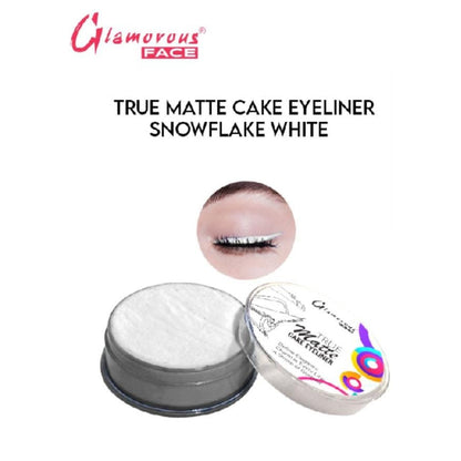 Glamorous Face Cake Eyeliner (Snowflake White)