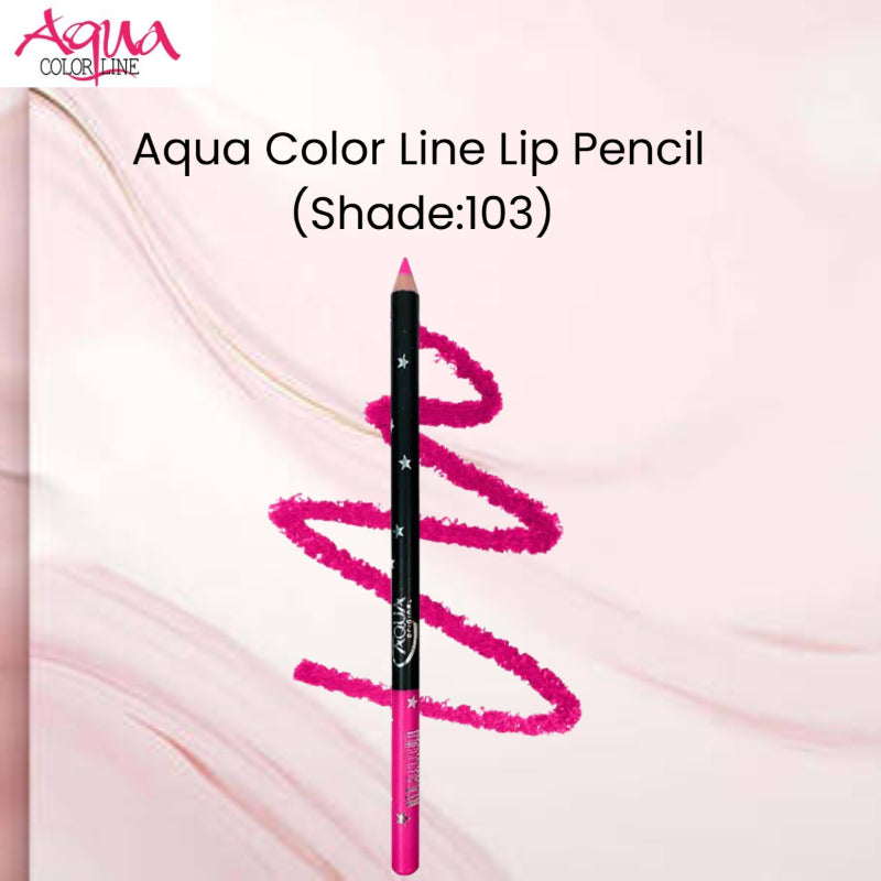 Aqua Color Line Lip Pencil (Shade:103)