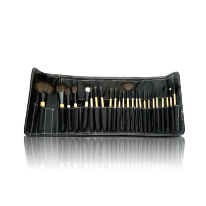 Glamorous Face 24 Piece Leather Brushset