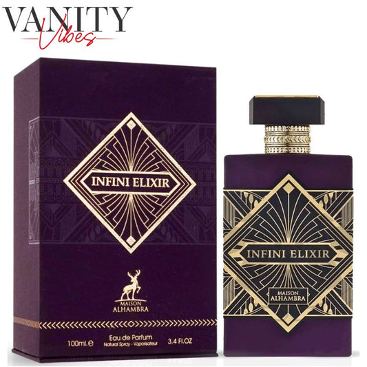 Infini Elixir Eau De Parfum Spray 100ml by Maison Alhambra Long-Lasting Elegant & Unisex Fragrance