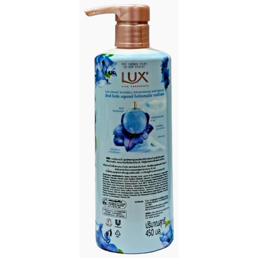 Lux Bright Bluebell Fragrance Body Wash 450ml - Gentle Cleansing Shower Gel for Soft, Smooth & Long Lasting Floral Fresh Skin