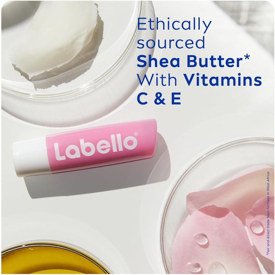 Labello 24H+ Moisture Soft Rose Lip Balm 4.8g