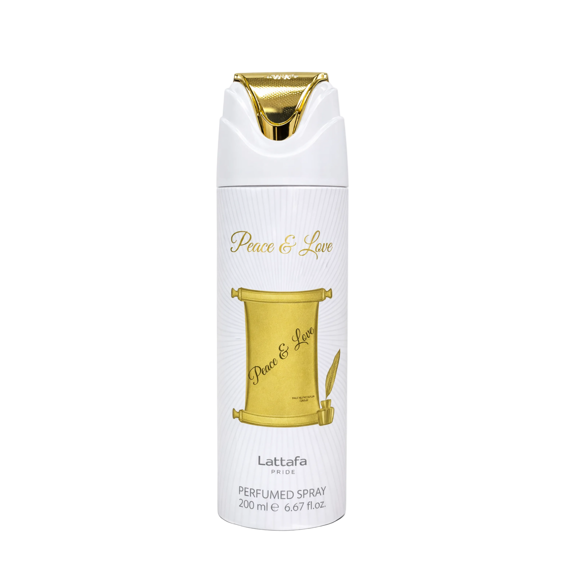 Lattafa Pride Peace & Love Perfumed Spray 200ml – Long Lasting Luxury Floral Fruity Fragrance Body Spray for Men & Women