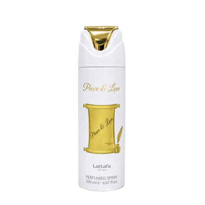 Lattafa Pride Peace & Love Perfumed Spray 200ml – Long Lasting Luxury Floral Fruity Fragrance Body Spray for Men & Women