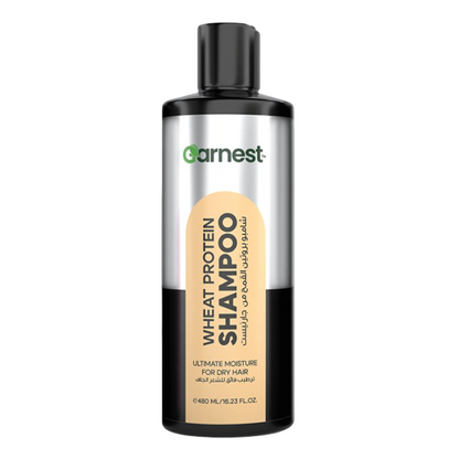 Garnier Garnest Wheat Protein Shampoo Ultimate Moisture for Dry Hair 480ml - Deep Hydration & Nourishing Care for Soft, Smoot