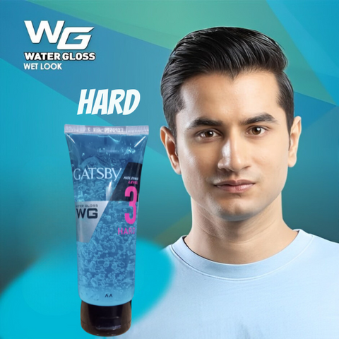 Gatsby Water Gloss Level 3 Hard Hair Gel 100g