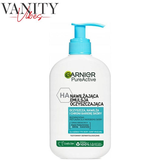 Garnier Pure Active Moisturizing Cleansing Emulsion for Face 250ml Gentle & Hydrating Face Cleanser