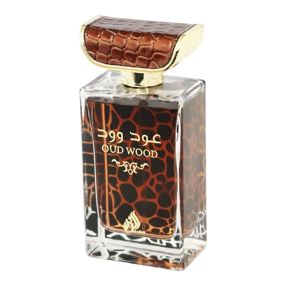 Lamuse Oud Wood Eau De Parfum for Men & Women 100ml – Long Lasting Luxury Oud Woody Fragrance Perfume with Rich Amber Notes, 