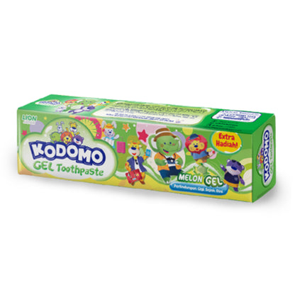 Kodomo Lion Japan Melon Gel Toothpaste 45g Extra Gift Gentle Cavity Protection for Kids