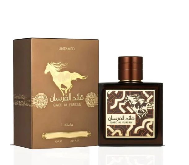 Lattafa Qaed Al Fursan (Brown) Untamed Eau De Parfum For Women And Men 100ml