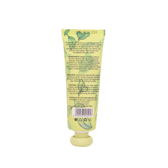 Only Avocado Hand Cream 80ml – Deep Moisturizing Hand Care Cream for Dry Skin Repair, Soft Smooth Hands, Hydration & All Day 