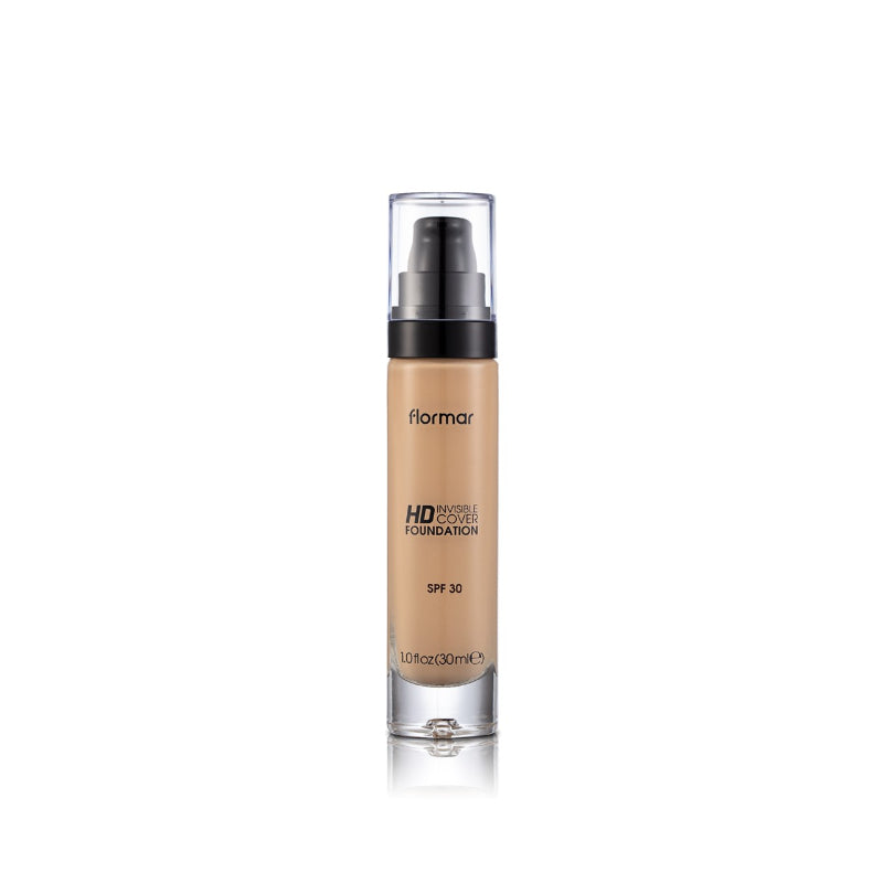 Flormar Invisible Cover HD Foundation SPF 30 (Shade: 30) 30ml