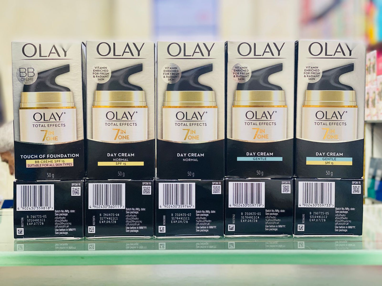 Olay Total Effects 7-in-1 Day Cream 50g - Vitamin Enriched for Fresh & Radiant Normal Skin