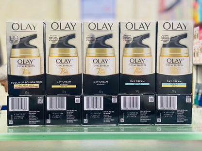 Olay Total Effects 7-in-1 Day Cream 50g - Vitamin Enriched for Fresh & Radiant Normal Skin