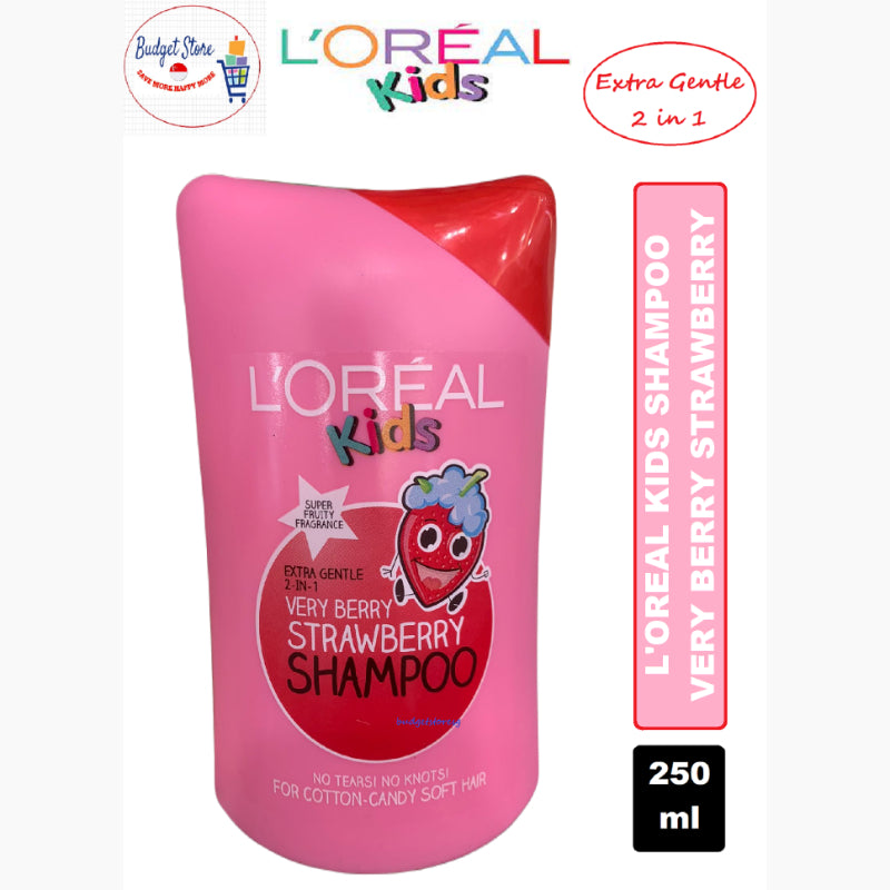 Loreal Paris Kids Extra Gentle 2in1 Shampoo Very Berry Strawberry 250ml