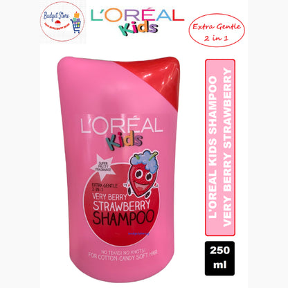Loreal Paris Kids Extra Gentle 2in1 Shampoo Very Berry Strawberry 250ml