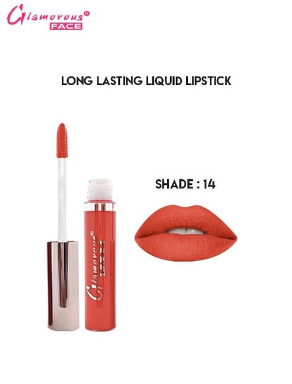 Glamorous Face Long Lasting Liquid Lipstick (shade 14)